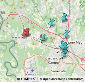 Mappa Via D. Chiesa, 21011 Casorate Sempione VA, Italia (3.71)