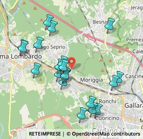 Mappa Via D. Chiesa, 21011 Casorate Sempione VA, Italia (1.978)