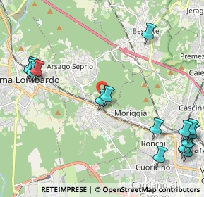 Mappa Via D. Chiesa, 21011 Casorate Sempione VA, Italia (2.85)