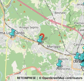 Mappa Via D. Chiesa, 21011 Casorate Sempione VA, Italia (3.73923)