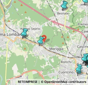 Mappa Via D. Chiesa, 21011 Casorate Sempione VA, Italia (3.62944)