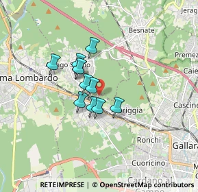 Mappa Via D. Chiesa, 21011 Casorate Sempione VA, Italia (1.09818)