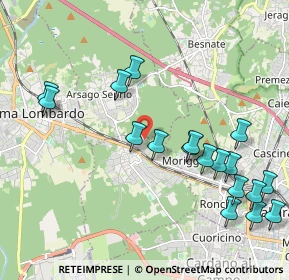 Mappa Via D. Chiesa, 21011 Casorate Sempione VA, Italia (2.32389)