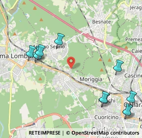 Mappa Via D. Chiesa, 21011 Casorate Sempione VA, Italia (2.63818)