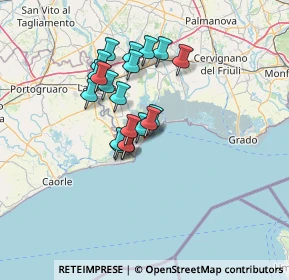 Mappa Bella Italia Village, 33054 Lignano Sabbiadoro UD, Italia (10.382)