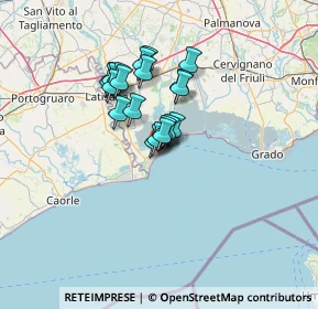 Mappa Bella Italia Village, 33054 Lignano Sabbiadoro UD, Italia (9.489)