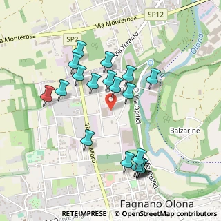 Mappa Via San Rocco, 21054 Fagnano Olona VA, Italia (0.482)