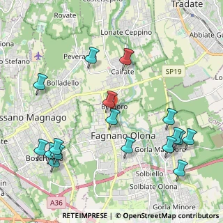 Mappa Via San Rocco, 21054 Fagnano Olona VA, Italia (2.50471)