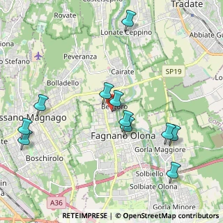 Mappa Via San Rocco, 21054 Fagnano Olona VA, Italia (2.22091)
