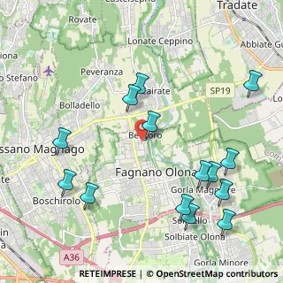 Mappa Via San Rocco, 21054 Fagnano Olona VA, Italia (2.43)