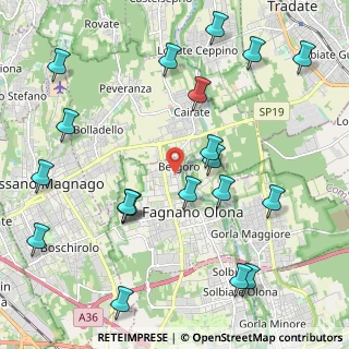 Mappa Via San Rocco, 21054 Fagnano Olona VA, Italia (2.53)