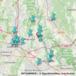Mappa Via San Rocco, 21054 Fagnano Olona VA, Italia (4.13867)