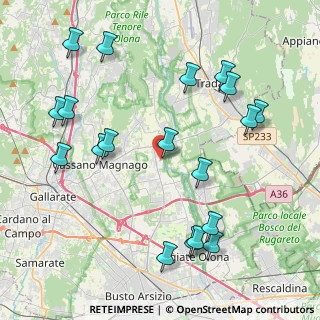 Mappa Via San Rocco, 21054 Fagnano Olona VA, Italia (4.76474)