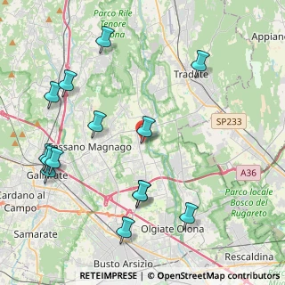 Mappa Via San Rocco, 21054 Fagnano Olona VA, Italia (5.00786)