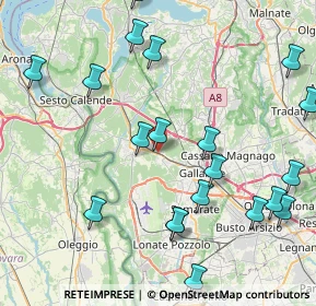 Mappa Via Sempione, 21011 Gallarate VA, Italia (9.913)