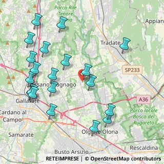 Mappa Via Gaetano Donizetti, 21054 Fagnano Olona VA, Italia (4.7765)
