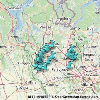 Mappa Via Gaetano Donizetti, 21054 Fagnano Olona VA, Italia (12.0725)