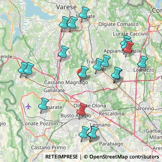 Mappa Via Gaetano Donizetti, 21054 Fagnano Olona VA, Italia (9.4705)