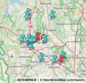 Mappa Via Gaetano Donizetti, 21054 Fagnano Olona VA, Italia (6.766)