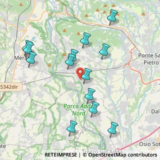 Mappa Via Roma, 24030 Solza BG, Italia (4.28538)