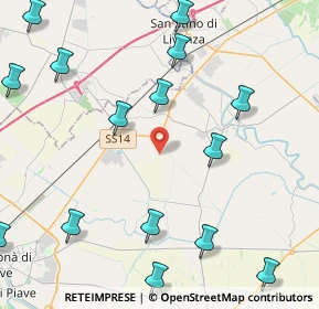 Mappa Via Ponte Romano, 30022 Ceggia VE, Italia (6.07941)