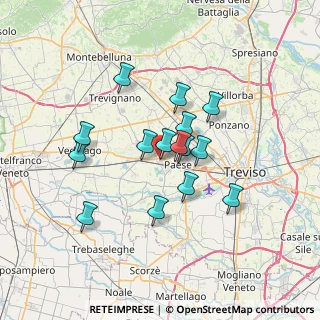 Mappa Via Lombardia, 37138 Paese TV, Italia (5.562)