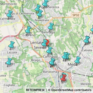 Mappa Via Lecco, 20823 Lentate sul Seveso MB, Italia (2.791)