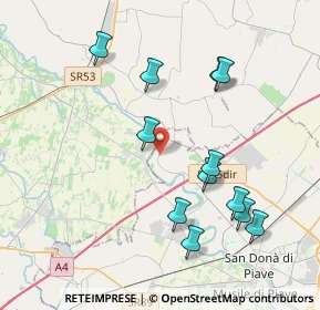 Mappa Via Romanziol, 31050 Zenson di Piave TV, Italia (4.00167)