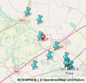 Mappa Via Romanziol, 31050 Zenson di Piave TV, Italia (4.74727)