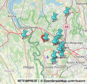 Mappa Via Rimembranze, 21019 Somma Lombardo VA, Italia (6.53)