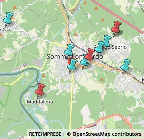 Mappa Via Rimembranze, 21019 Somma Lombardo VA, Italia (1.88818)