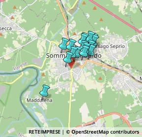 Mappa Via Rimembranze, 21019 Somma Lombardo VA, Italia (1.04563)