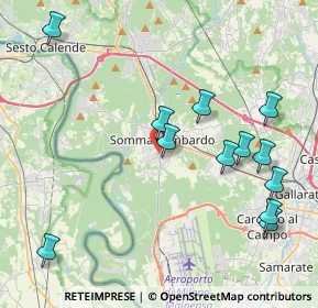 Mappa Via Rimembranze, 21019 Somma Lombardo VA, Italia (4.56917)