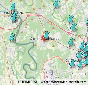 Mappa Via Rimembranze, 21019 Somma Lombardo VA, Italia (6.5385)