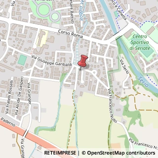 Mappa Via Giuseppe Garibaldi, 64, 24068 Seriate BG, Italia, 24068 Seriate, Bergamo (Lombardia)