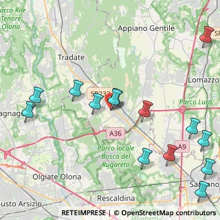 Mappa Via Silvio Pellico, 22076 Mozzate CO, Italia (5.265)