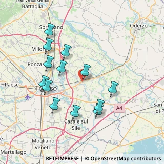 Mappa Via Postumia Ovest, 31048 San Biagio di Callalta TV, Italia (7.46769)