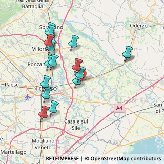 Mappa Via Postumia Ovest, 31048 San Biagio di Callalta TV, Italia (7.9175)