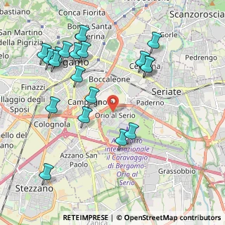 Mappa Via Camillo Benso Conte di Cavour, 24050 Orio al Serio BG, Italia (2.26)