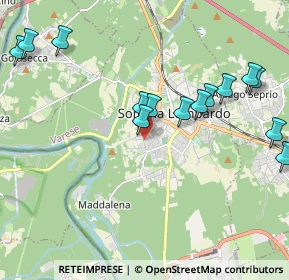 Mappa Via dei Mille, 21019 Somma Lombardo VA, Italia (2.25571)