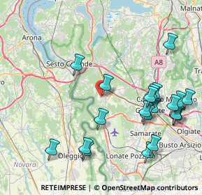 Mappa Via dei Mille, 21019 Somma Lombardo VA, Italia (9.221)