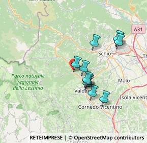 Mappa VIA F. FILZI, 36078 San Quirico VI, Italia (6.0825)
