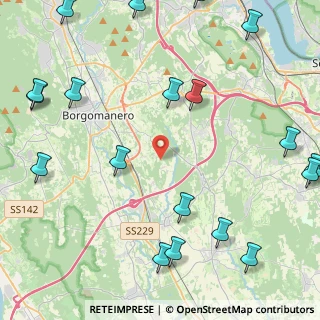 Mappa Via Pizzarini, 28021 Borgomanero NO, Italia (6.419)