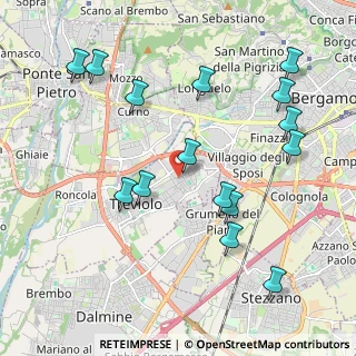 Mappa Via Rossini, 24048 Treviolo BG, Italia (2.24133)