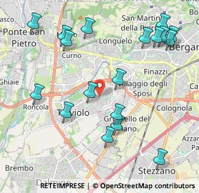 Mappa Via Rossini, 24048 Treviolo BG, Italia (2.36)