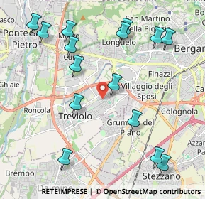 Mappa Via Rossini, 24048 Treviolo BG, Italia (2.40067)