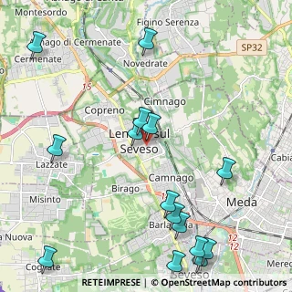 Mappa Via Papa Giovanni XXIII, 31028 Lentate sul Seveso MB, Italia (2.74667)