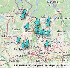 Mappa Via Papa Giovanni XXIII, 31028 Lentate sul Seveso MB, Italia (11.098)