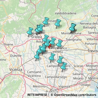 Mappa Italia, 35018 San Martino di Lupari PD, Italia (11.608)