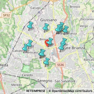 Mappa Via Pola - Località Paina, 20833 Giussano MB, Italia (1.51071)